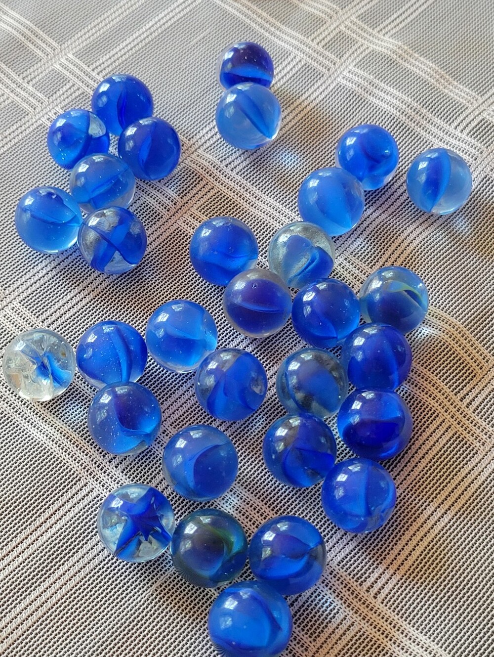 Vintage Blue Marbles - Group 3